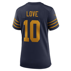 Nike Jordan Love Green Bay Packers Women's The 1923 Classic Game Jersey Navy