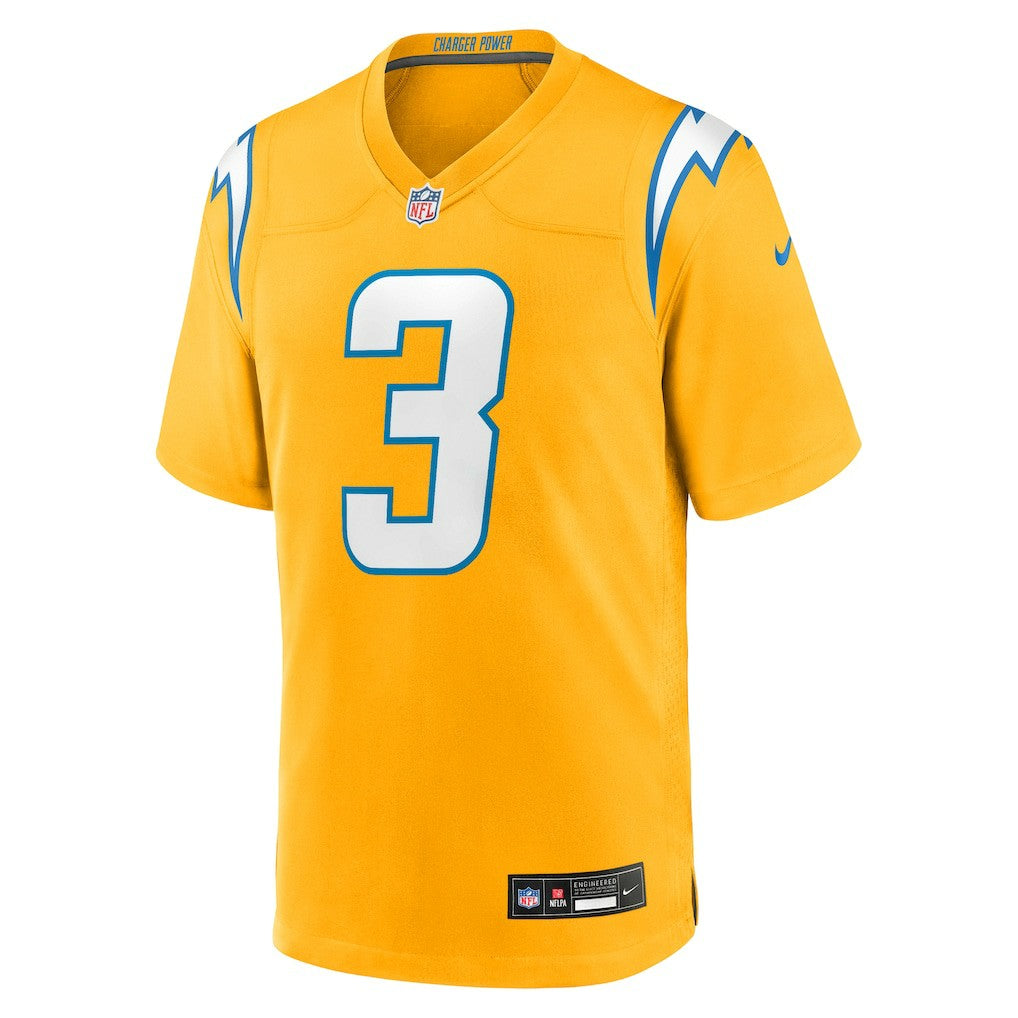 Nike Derwin James Jr. Los Angeles Chargers Alternate Charger Power Game Player Jersey Gold
