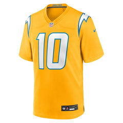 Nike Justin Herbert Los Angeles Chargers Alternate Charger Power Game Player Jersey Gold