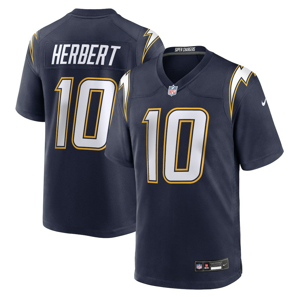 Nike Justin Herbert Los Angeles Chargers Alternate Super Chargers Game Player Jersey Navy
