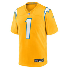 Nike Quentin Johnston Los Angeles Chargers Alternate Charger Power Game Player Jersey Gold