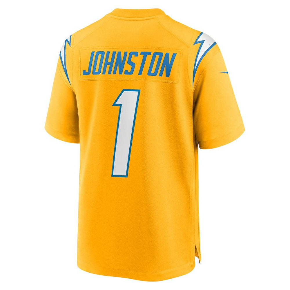Nike Quentin Johnston Los Angeles Chargers Alternate Charger Power Game Player Jersey Gold