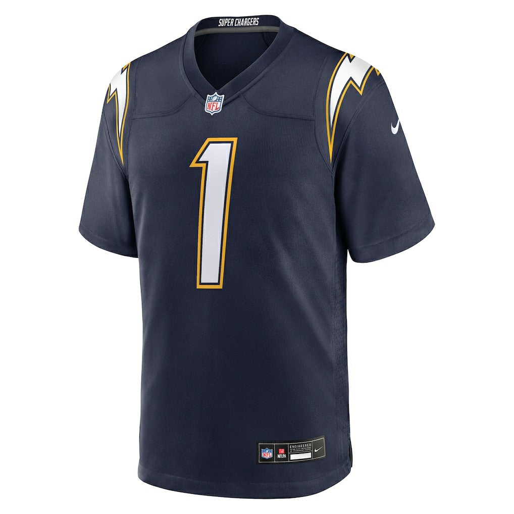 Nike Quentin Johnston Los Angeles Chargers Alternate Super Chargers Game Player Jersey Navy