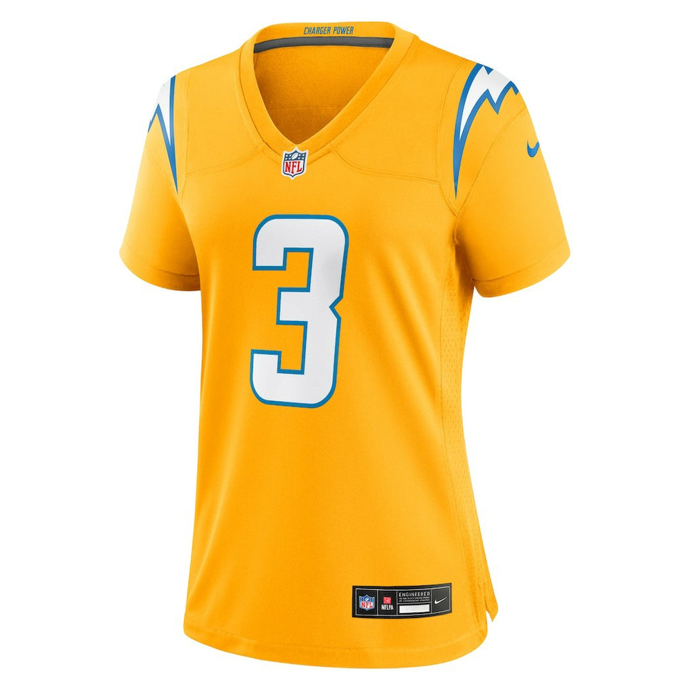 Nike Derwin James Jr. Los Angeles Chargers Women's Alternate Charger Power Game Jersey Gold