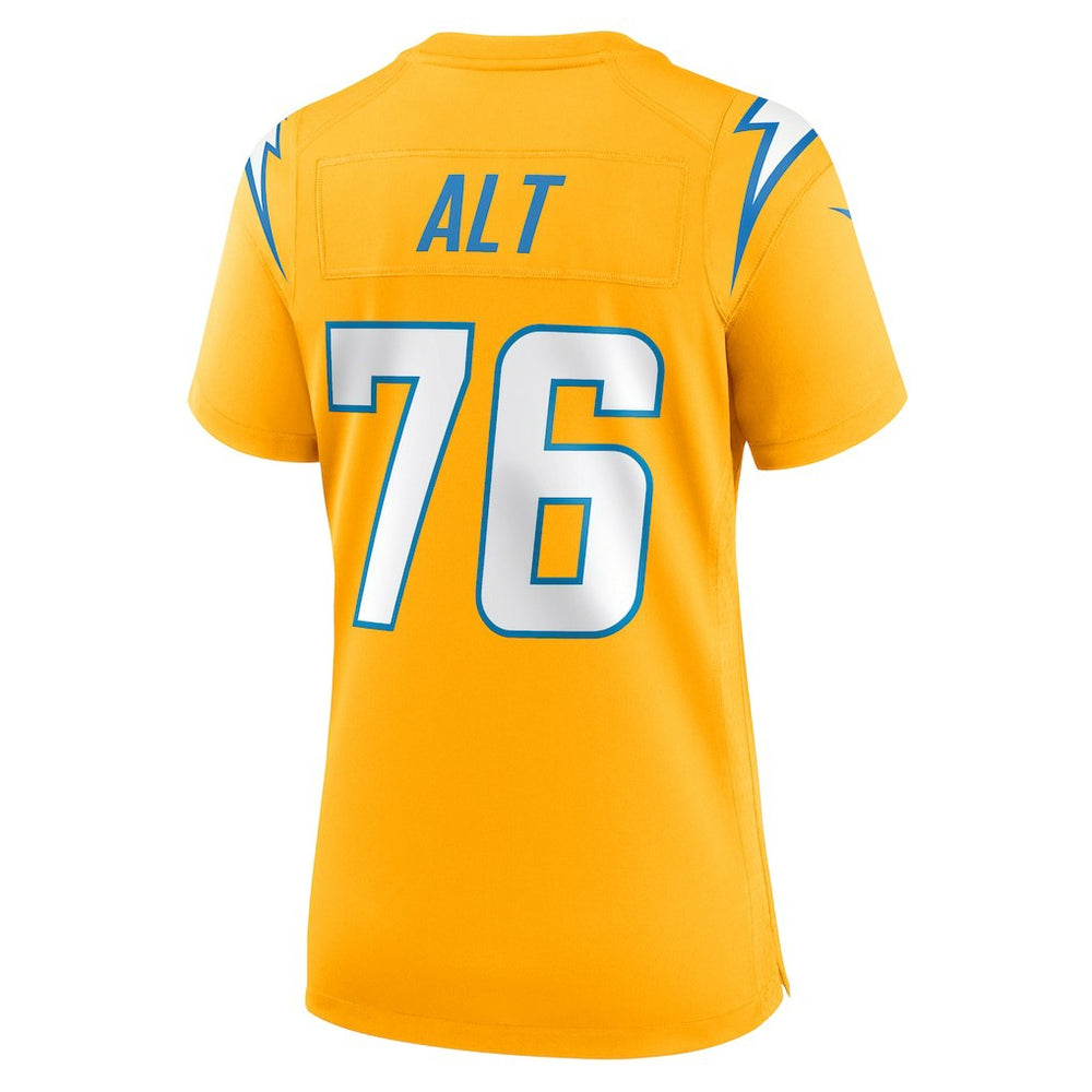 Nike Joe Alt Los Angeles Chargers Women's Alternate Charger Power Game Jersey Gold