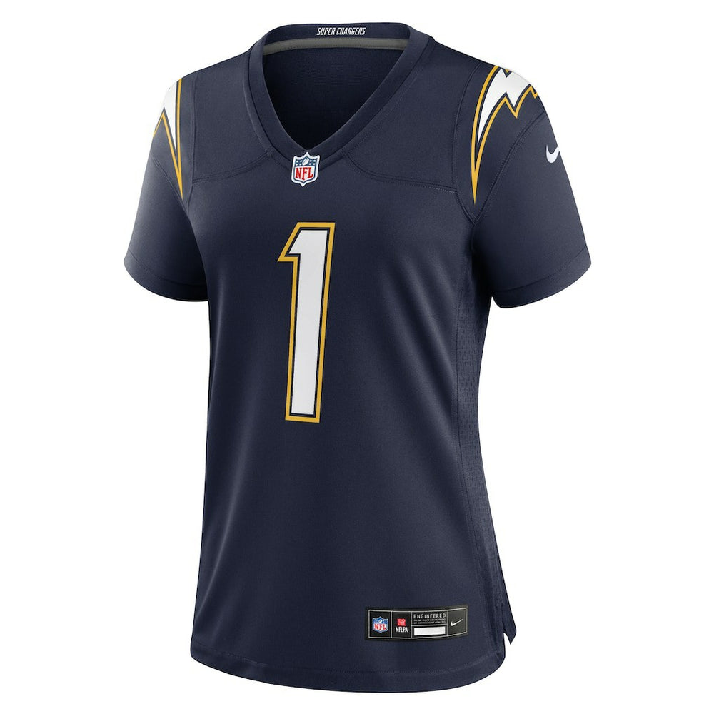 Nike Quentin Johnston Los Angeles Chargers Women's Alternate Super Chargers Game Jersey Navy