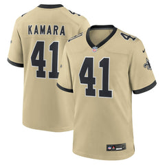 Nike Alvin Kamara New Orleans Saints Gameday Golds Alternate Game Player Jersey Gold