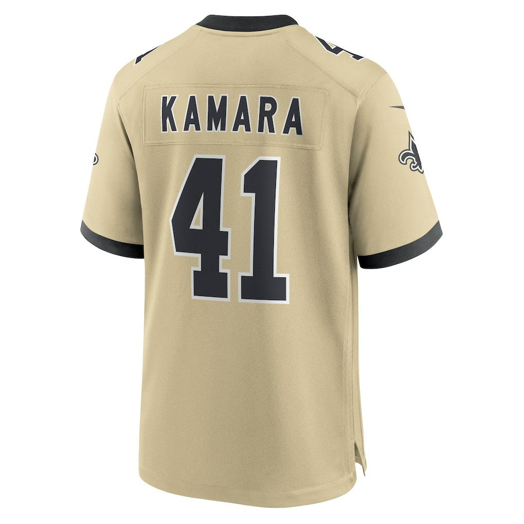 Nike Alvin Kamara New Orleans Saints Gameday Golds Alternate Game Player Jersey Gold