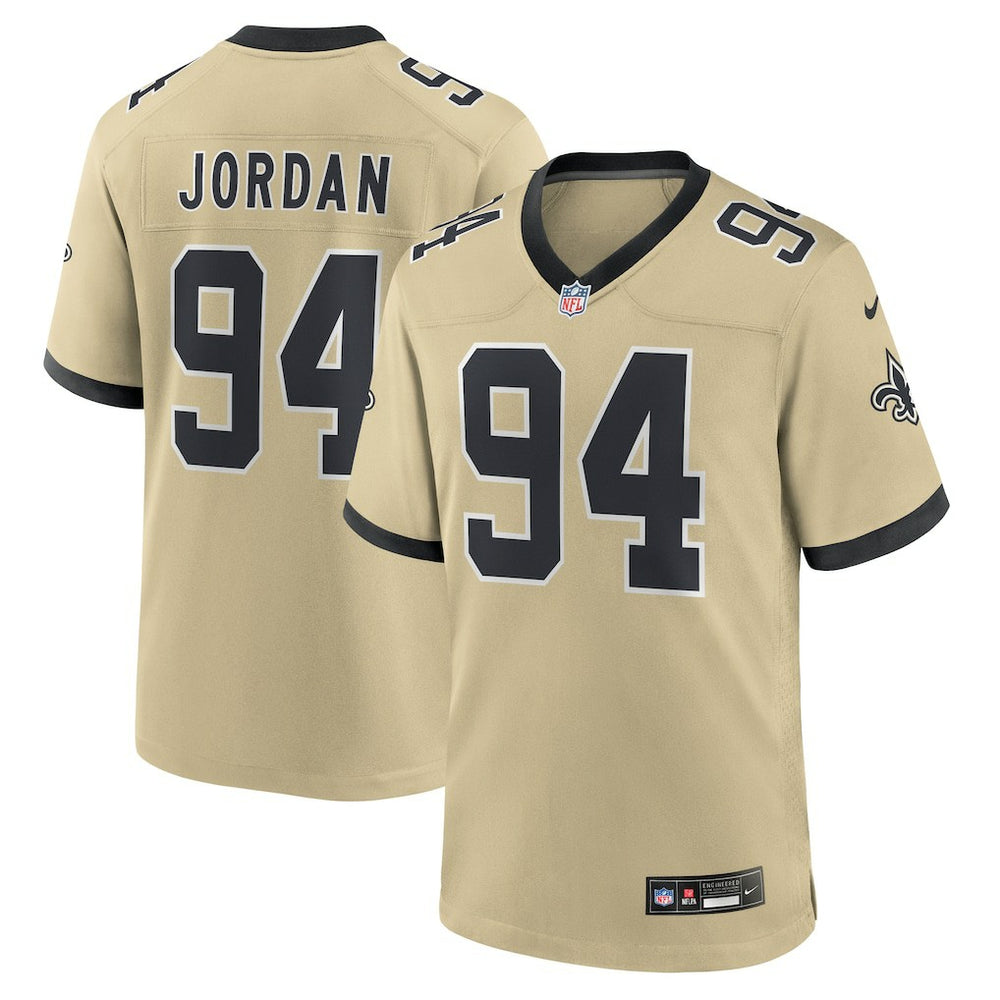 Nike Cameron Jordan New Orleans Saints Gameday Golds Alternate Game Player Jersey Gold