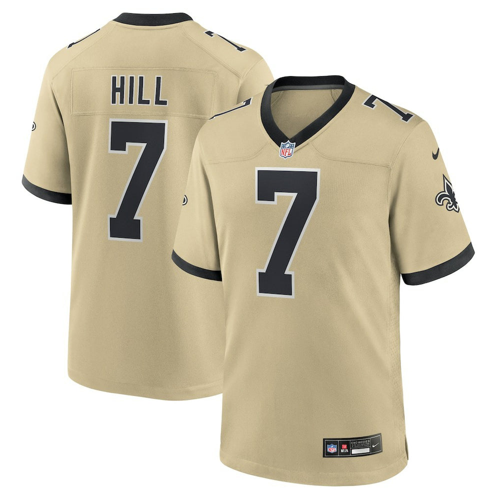 Nike Taysom Hill New Orleans Saints Gameday Golds Alternate Game Player Jersey Gold