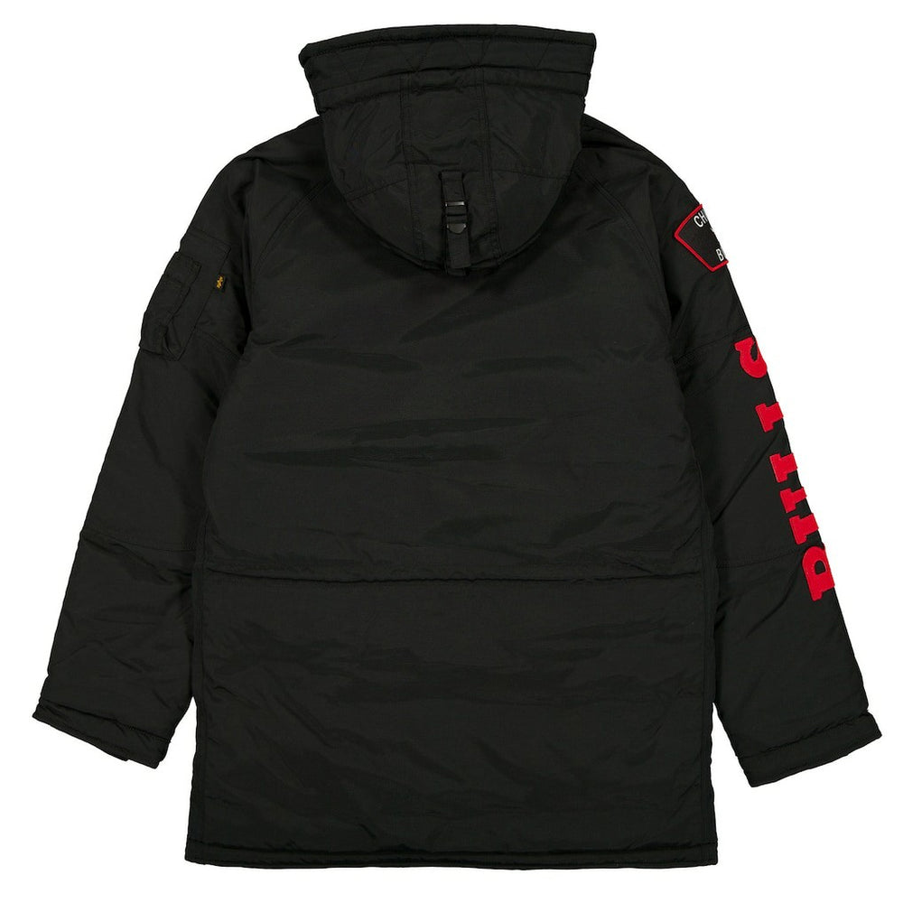 Chicago Bulls x Alpha Industries Altitude Mod Full-Snap Parka Black | New Era