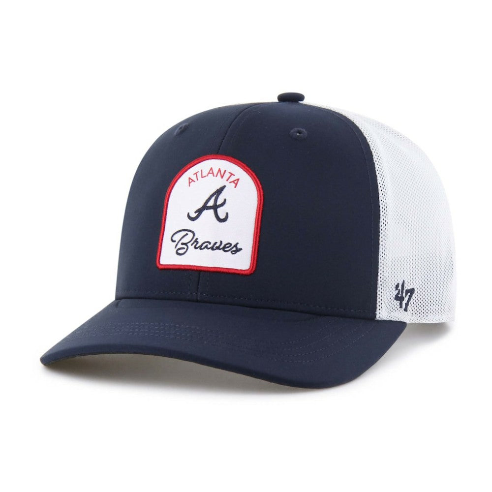 Atlanta Braves '47 Gimmie Golf Trucker Adjustable Hat - Navy - 47 brand Sale