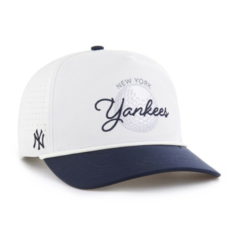 New York Yankees '47 Gimmie Golf Hitch Rope Adjustable Hat - White/Navy - 47 brand Discount