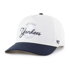 New York Yankees '47 Gimmie Golf Hitch Rope Adjustable Hat - White/Navy - 47 brand Discount