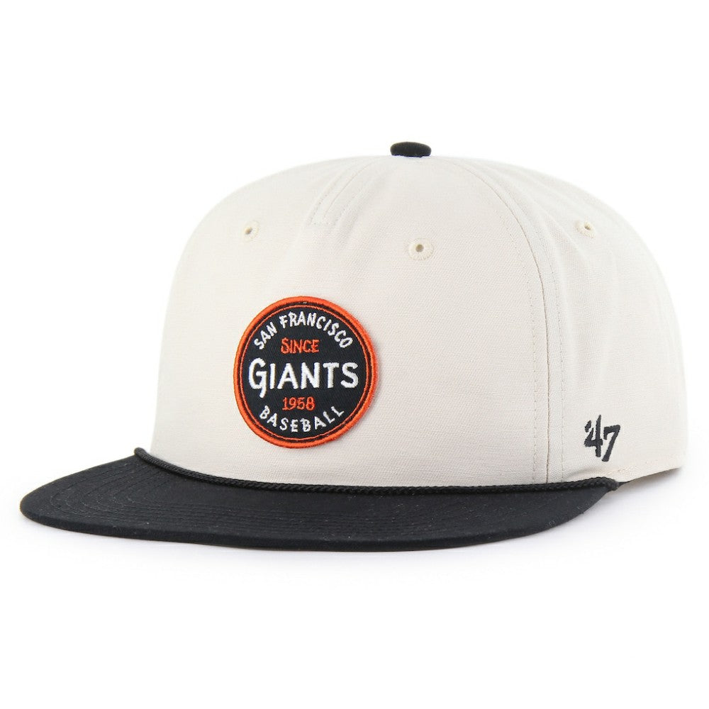 San Francisco Giants '47 Payson Captain Adjustable Hat - Cream - 47 brand Lifestyle