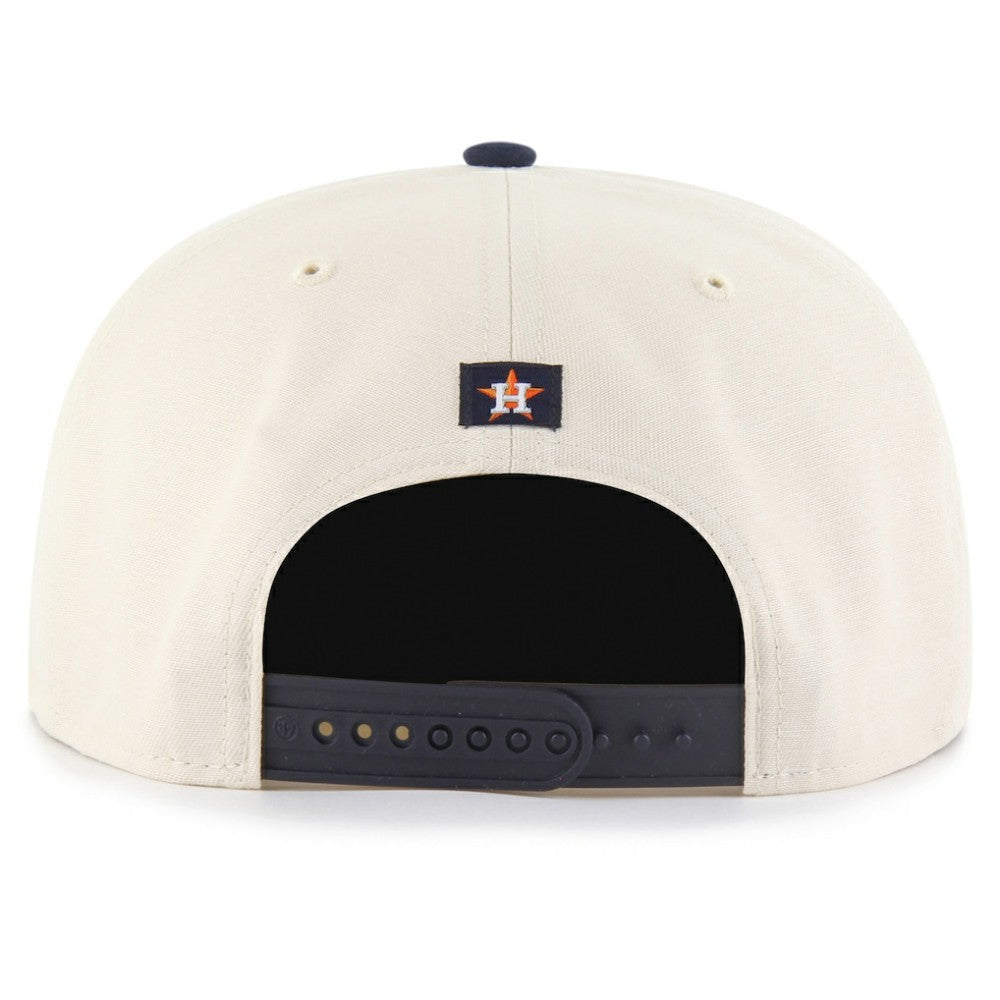 Houston Astros '47 Payson Captain Adjustable Hat - Cream - 47 brand Discount