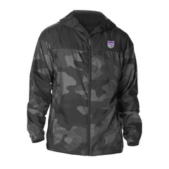 Sacramento Kings Camo Flash Challenger Windbreaker Full-Zip Jacket Black | Columbia Lifestyle
