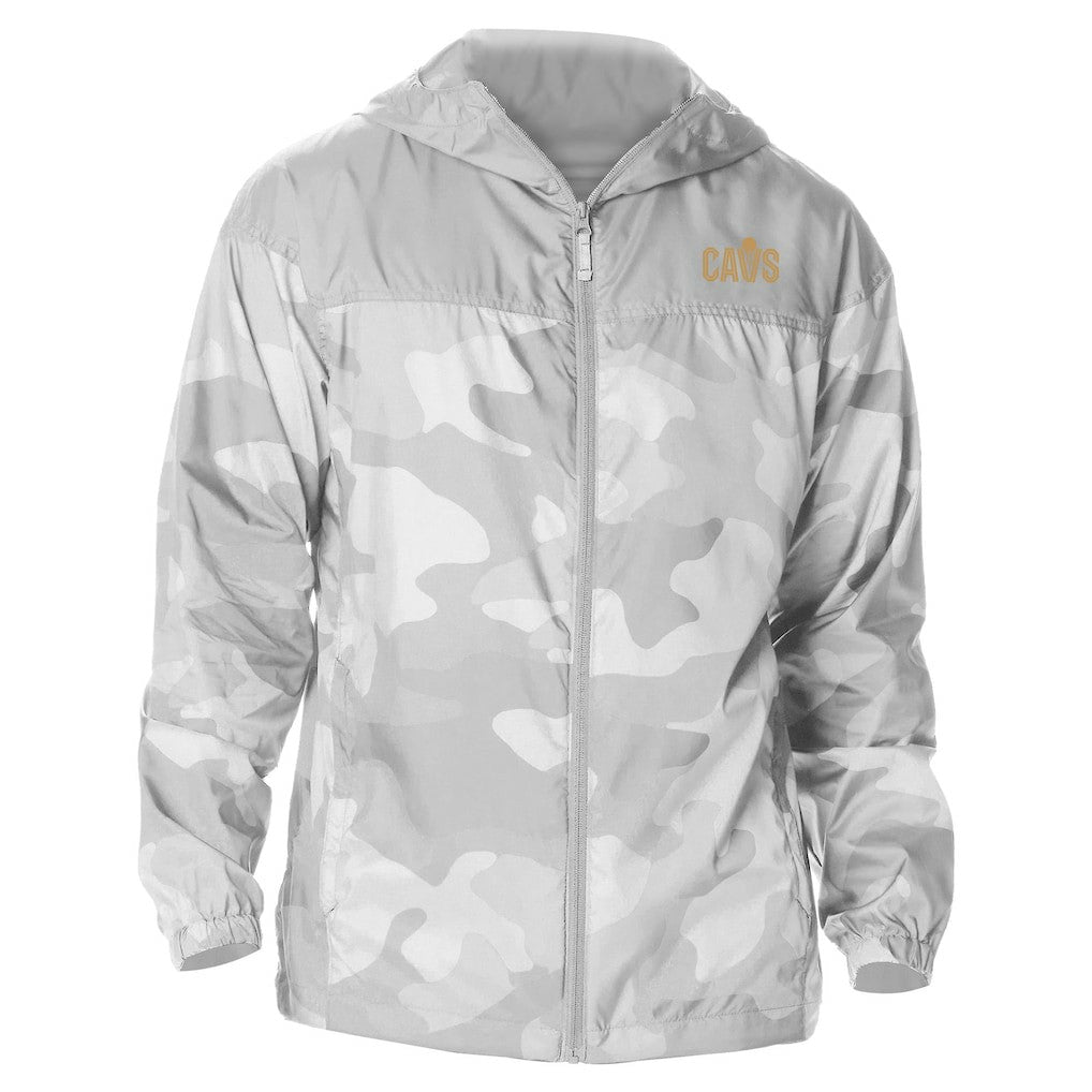 Cleveland Cavaliers Camo Flash Challenger Windbreaker Full-Zip Jacket for sale Gray | Columbia for sale