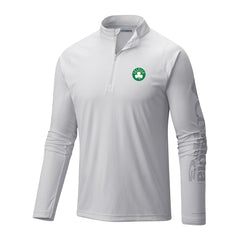 Boston Celtics Terminal Tackle Raglan Omni-Shade Quarter-Zip Jacket White | Columbia Lifestyle