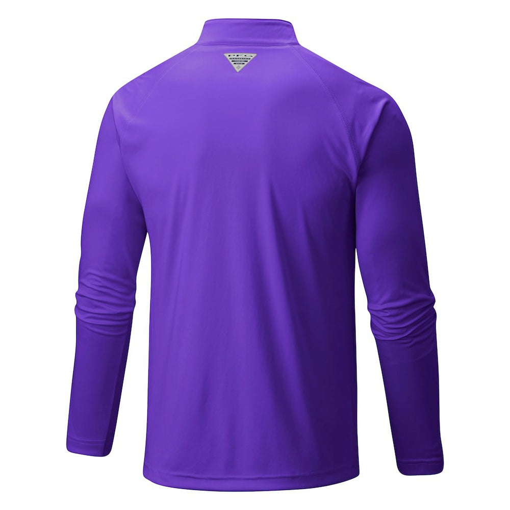 Charlotte Hornets Terminal Tackle Raglan Omni-Shade Quarter-Zip Jacket Purple | Columbia for sale