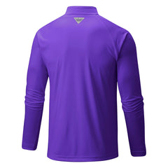Sacramento Kings Terminal Tackle Raglan Omni-Shade Quarter-Zip Jacket Purple | Columbia