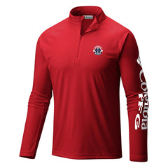 Washington Wizards Terminal Tackle Raglan Omni-Shade Quarter-Zip Jacket Red | Columbia outlet