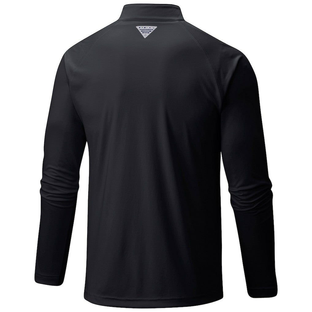 Brooklyn Nets Terminal Tackle Raglan Omni-Shade Quarter-Zip Jacket Black | Columbia Lifestyle