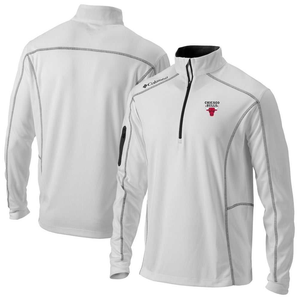 Chicago Bulls Omni-Wick Shotgun Quarter-Zip Pullover White | Columbia outlet