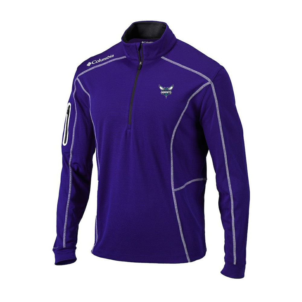 Charlotte Hornets Omni-Wick Shotgun Quarter-Zip Pullover Purple | Columbia US