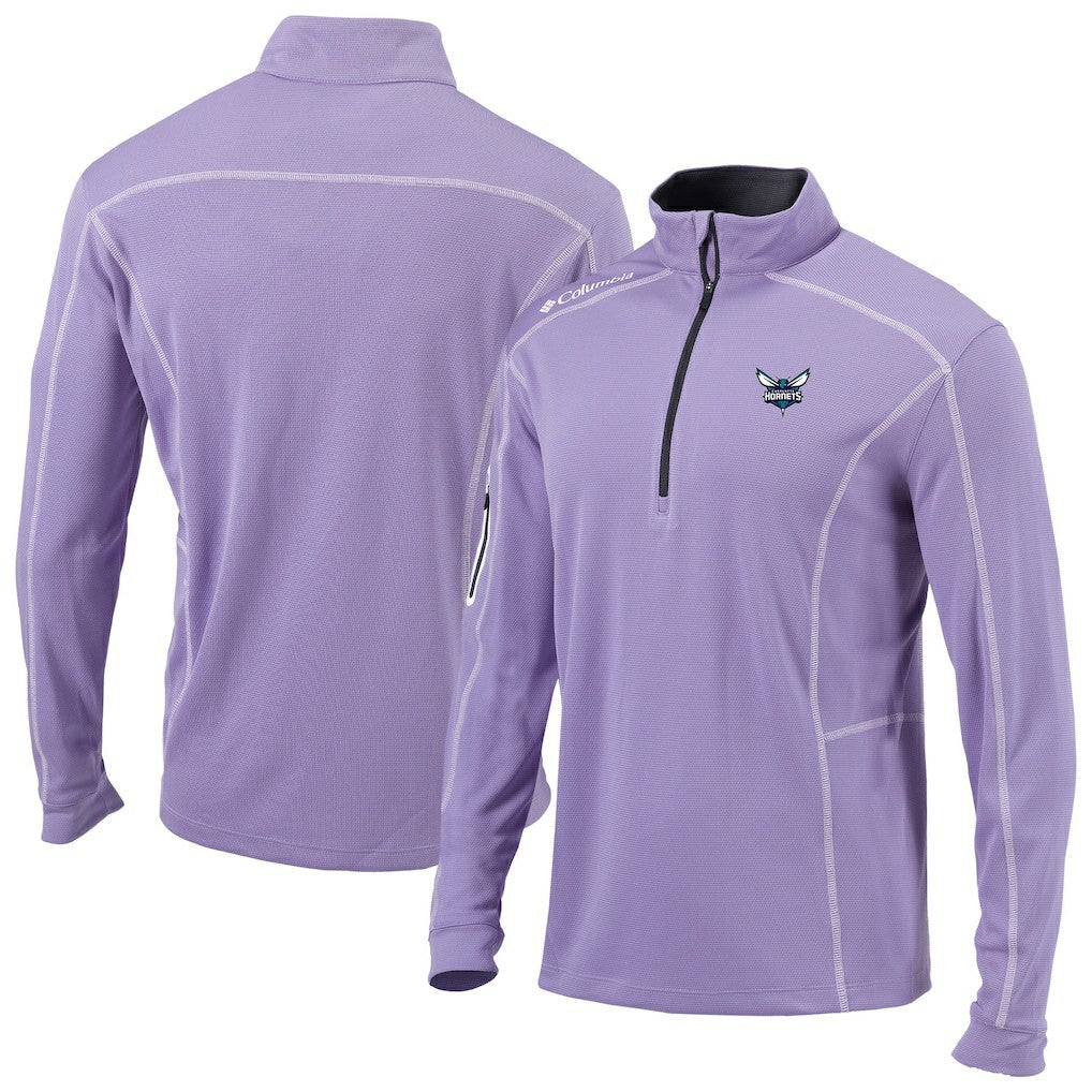 Charlotte Hornets Omni-Wick Shotgun Quarter-Zip Pullover Lavender | Columbia Near Me