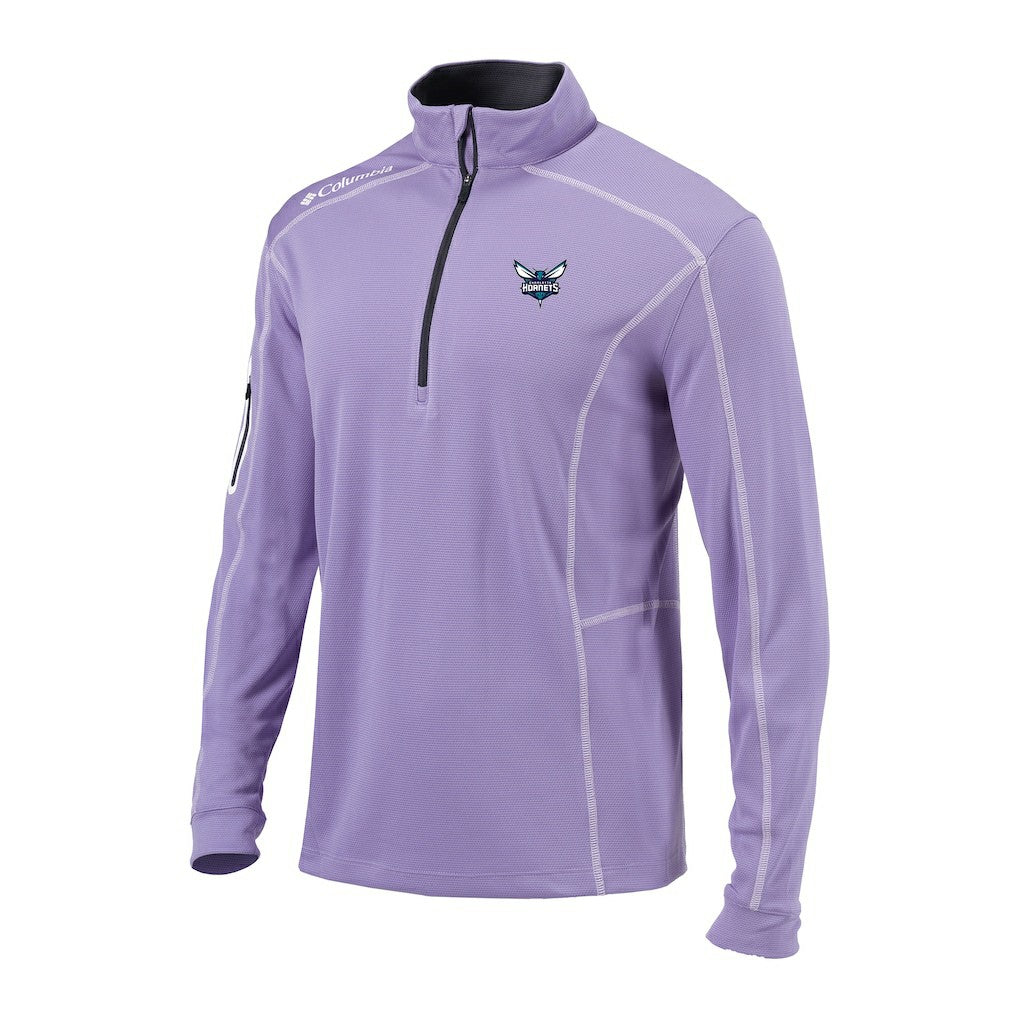 Charlotte Hornets Omni-Wick Shotgun Quarter-Zip Pullover Lavender | Columbia Near Me