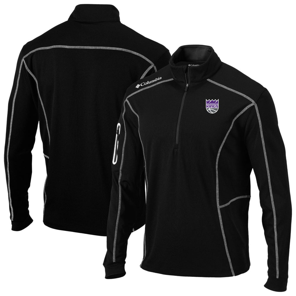 Sacramento Kings Omni-Wick Shotgun Quarter-Zip Pullover Black | Columbia outlet