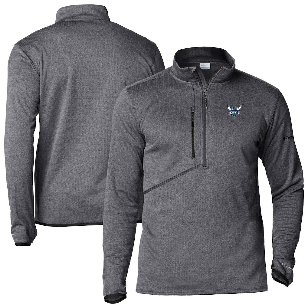 Charlotte Hornets Park View Half-Zip Top Gray | Columbia