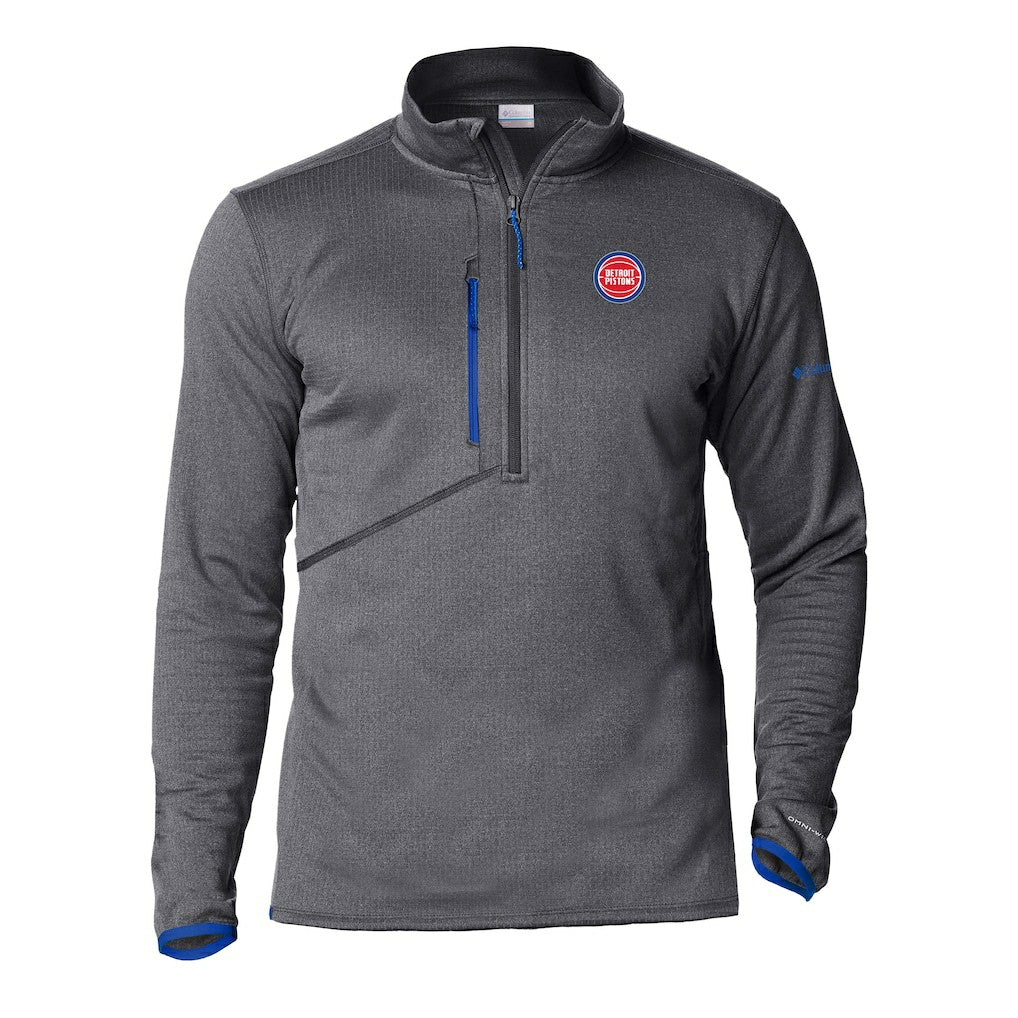 Detroit Pistons Park View Half-Zip Top for sale Gray | Columbia online