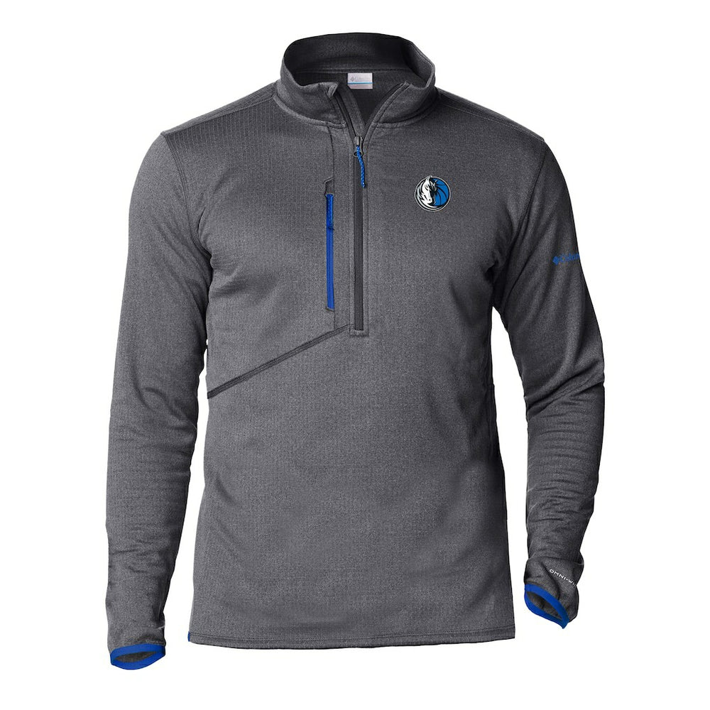 Dallas Mavericks Park View Half-Zip Top for sale Gray | Columbia outlet