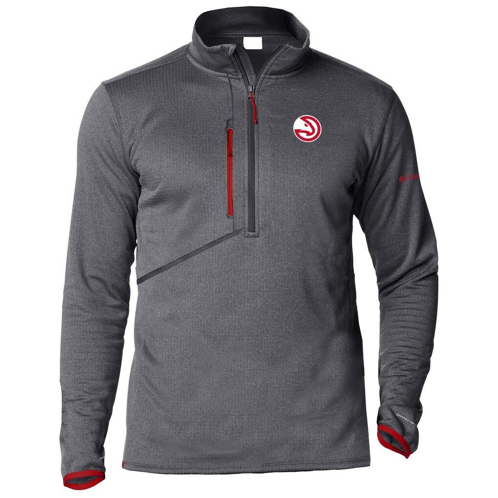 Atlanta Hawks Park View Half-Zip Top Gray | Columbia Near Me