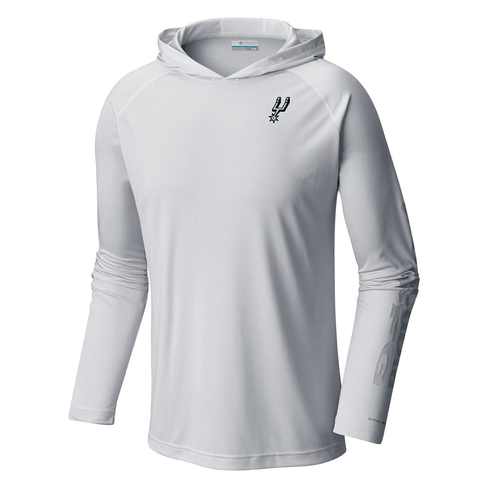 San Antonio Spurs Terminal Tackle Long Sleeve Hoodie T-Shirt White | Columbia Near Me