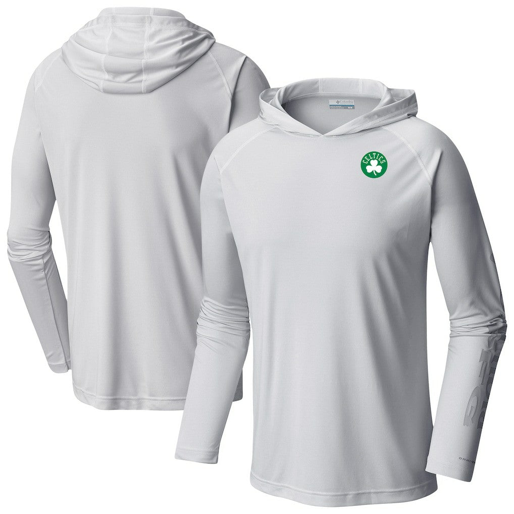 Boston Celtics Terminal Tackle Long Sleeve Hoodie T-Shirt White | Columbia Near Me