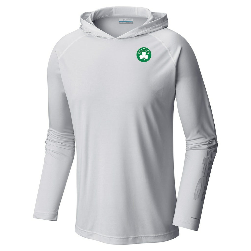 Boston Celtics Terminal Tackle Long Sleeve Hoodie T-Shirt White | Columbia Near Me