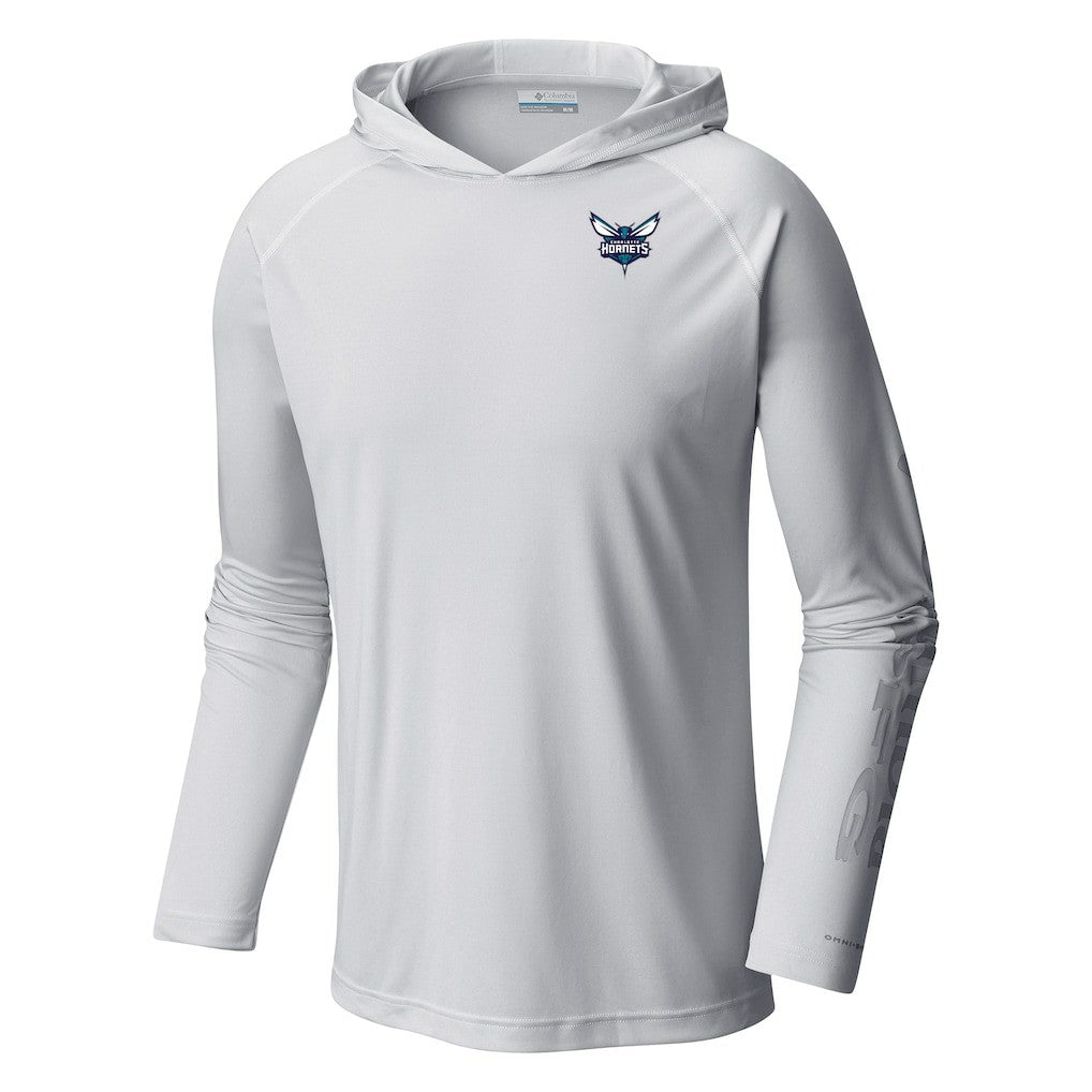 Charlotte Hornets Terminal Tackle Long Sleeve Hoodie T-Shirt White | Columbia for sale