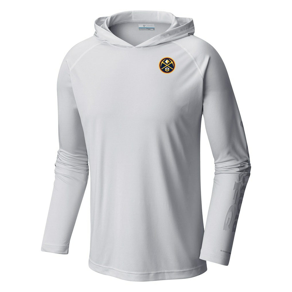 Denver Nuggets Terminal Tackle Long Sleeve Hoodie T-Shirt for sale White | Columbia Lifestyle