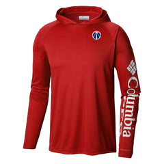 Washington Wizards Terminal Tackle Long Sleeve Hoodie T-Shirt Red | Columbia Near Me