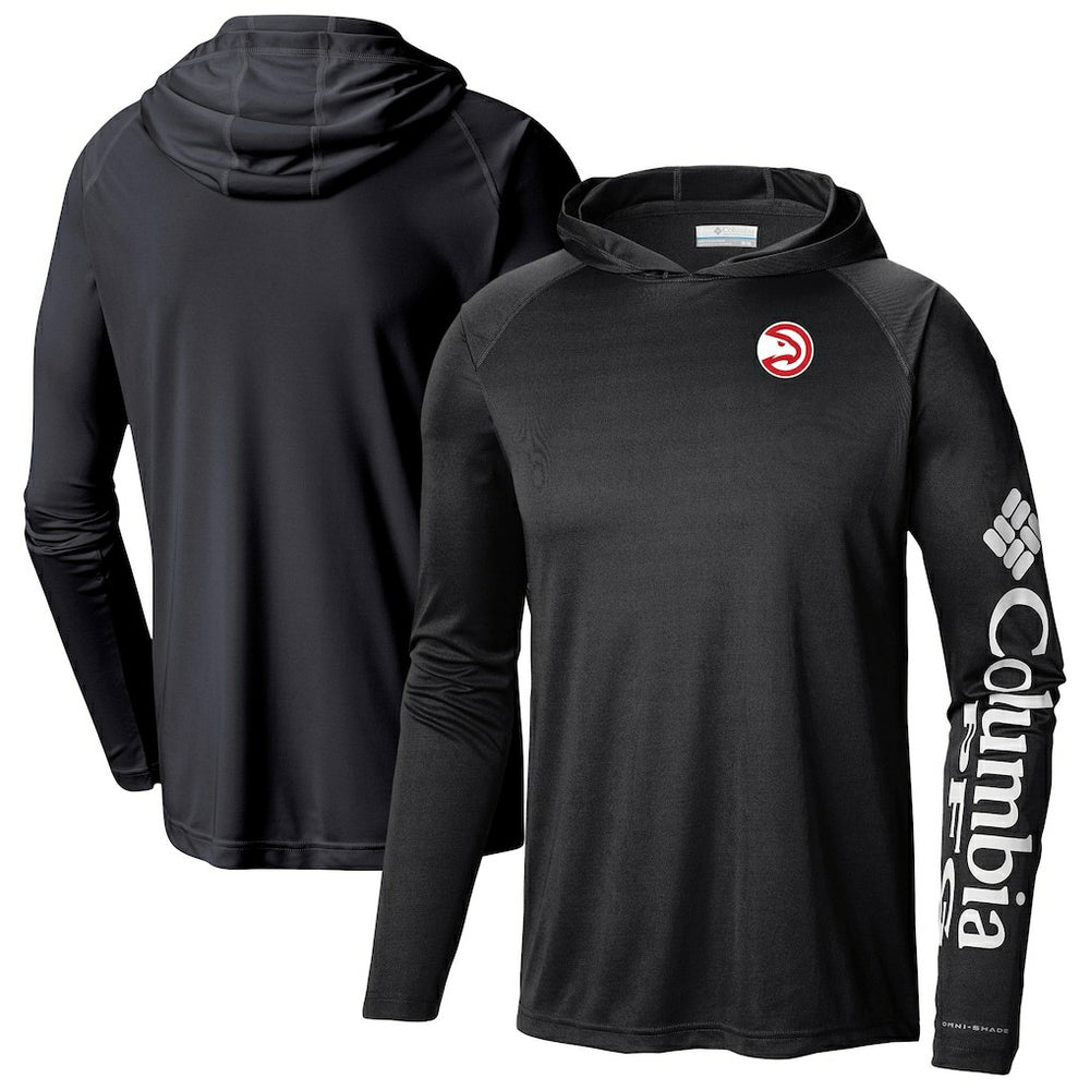 Atlanta Hawks Terminal Tackle Long Sleeve Hoodie T-Shirt Black | Columbia outlet