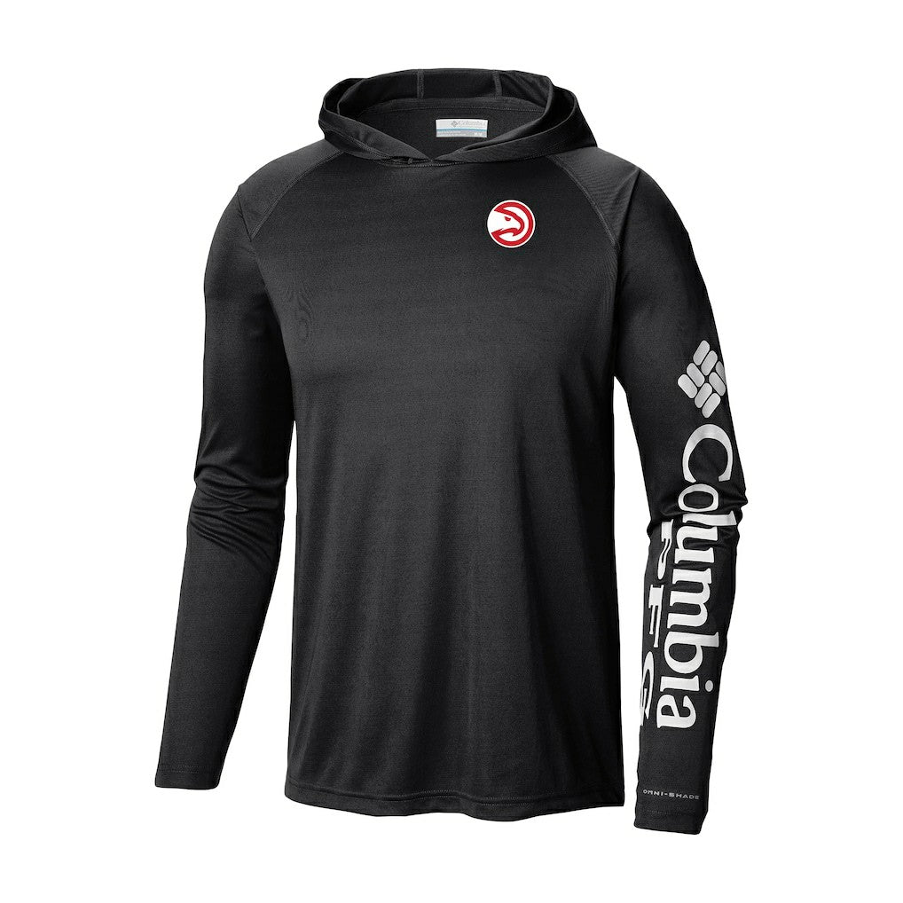 Atlanta Hawks Terminal Tackle Long Sleeve Hoodie T-Shirt Black | Columbia outlet