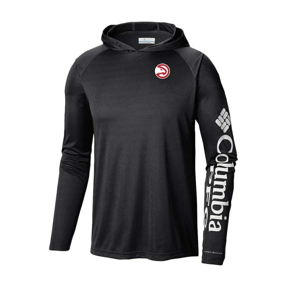 Atlanta Hawks Terminal Tackle Long Sleeve Hoodie T-Shirt Black | Columbia outlet
