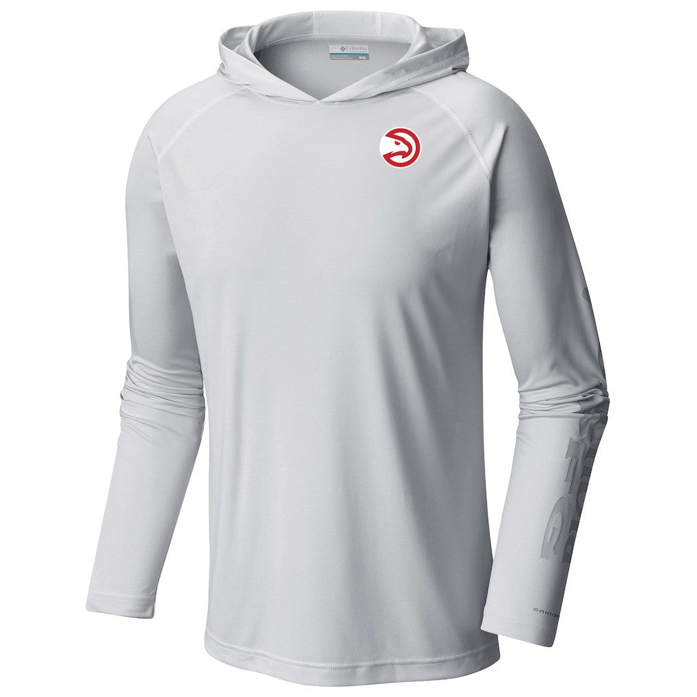 Atlanta Hawks Terminal Tackle Long Sleeve Hoodie T-Shirt White | Columbia for sale