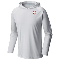 Atlanta Hawks Terminal Tackle Long Sleeve Hoodie T-Shirt White | Columbia for sale