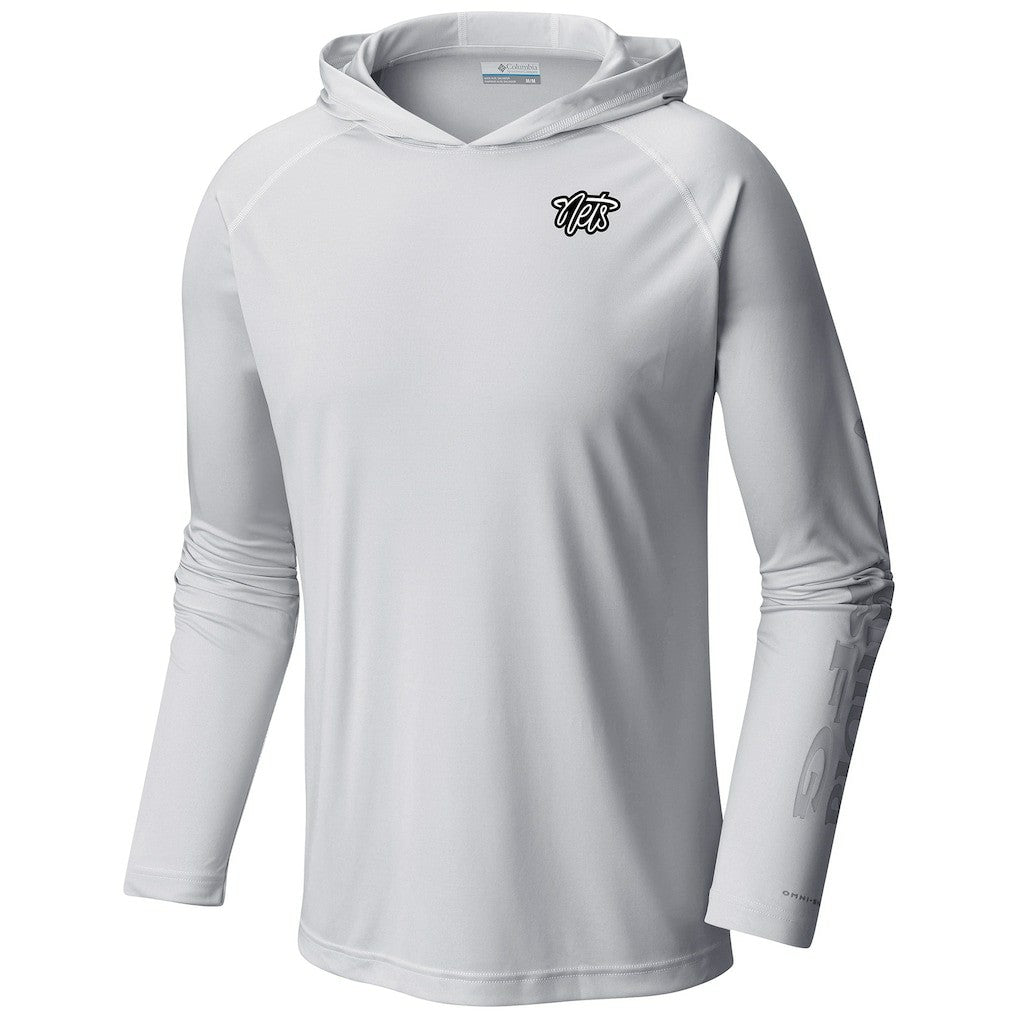 Brooklyn Nets Terminal Tackle Long Sleeve Hoodie T-Shirt White | Columbia for sale