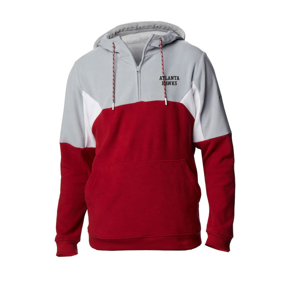 Atlanta Hawks Lodge Quarter-Zip Hoodie Red | Columbia Near Me