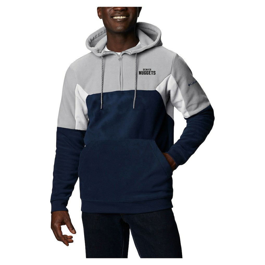 Denver Nuggets Lodge Quarter-Zip Hoodie for sale Navy | Columbia US